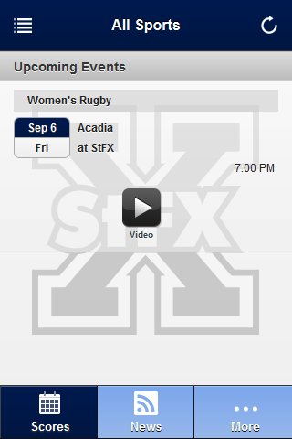 StFX Athletics Front Row截图2