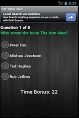 钢铁人测试 Iron Man Quiz截图4