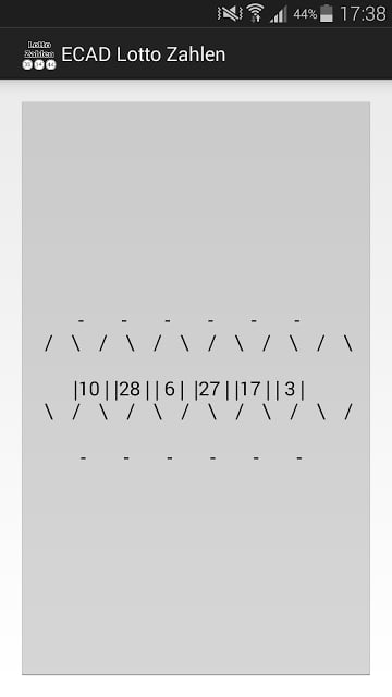 ECAD Lotto Zahlen截图2