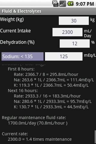 Fluid Electrolytes截图2