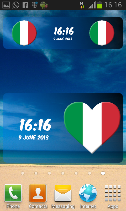 Italy Digital Clock截图2