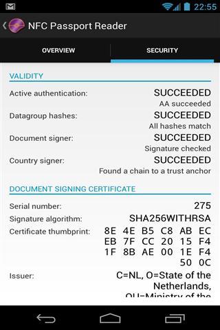NFC护照阅读器截图3