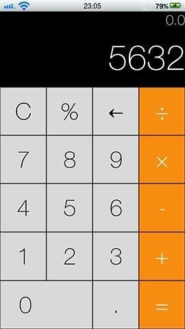 iOS 7计算器截图1