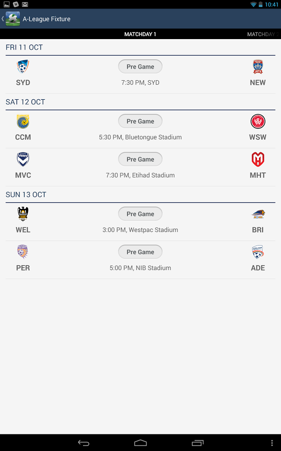 A-League Live 2013/2014截图3