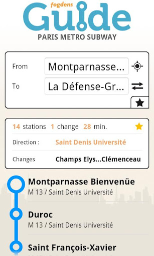 Paris metro subway guide截图6