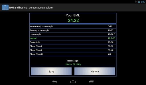 BMI-%BF Calculator截图7