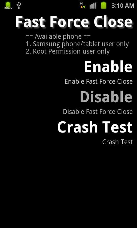 Fast Force Close截图4