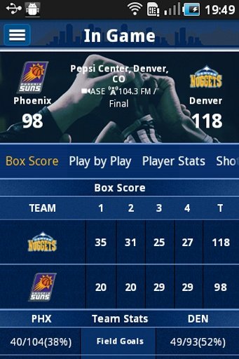 Denver Nuggets Official App截图6