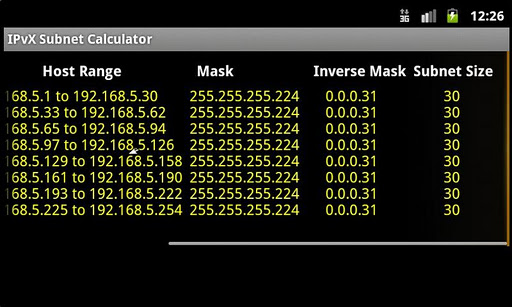 IPvX Subnet Calculator截图1