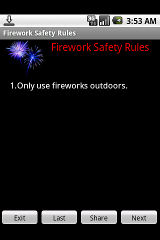 Firework Safety Rules截图2