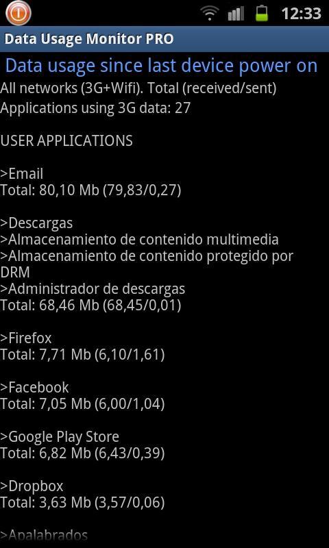 Data Usage Monitor截图1