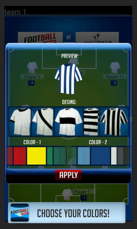 Football LineUp Free截图2