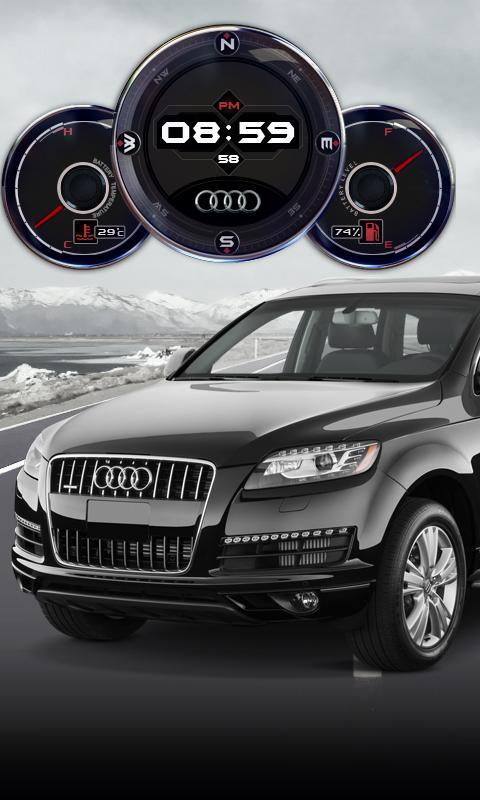 Audi Q7 Compass Battery HD LWP截图3