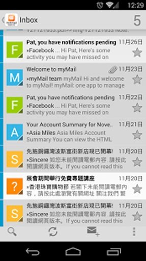 Hotmail for Andorid截图7