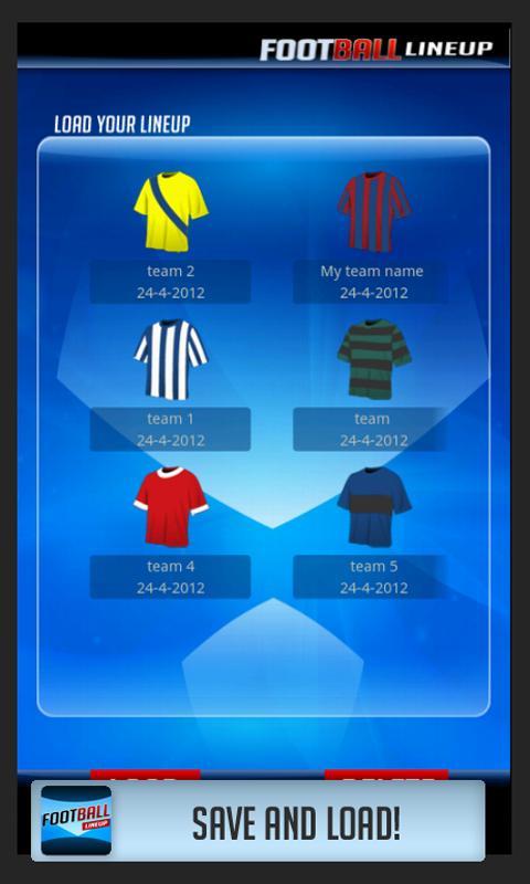 Football LineUp Free截图4