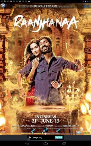 Raanjhanaa Movie Ringtones截图2