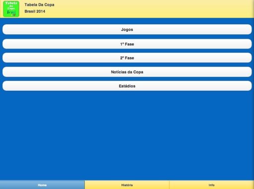 Tabela da Copa 2014截图5