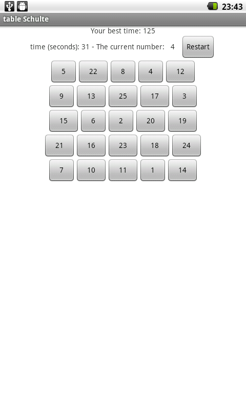 table Schulte截图3