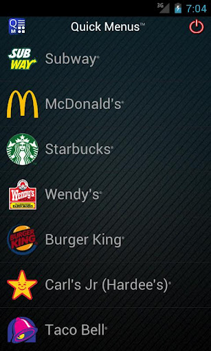 Quick Menus Free截图2