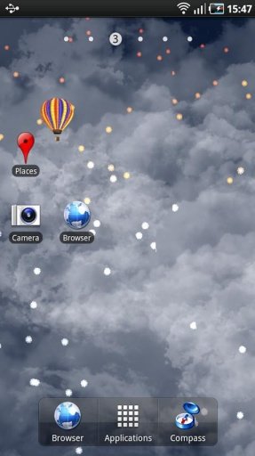 Fluffy Snow Live Wallpaper截图1