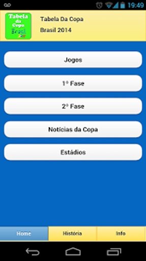 Tabela da Copa 2014截图1