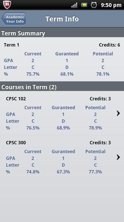 MyGPA Lite - GPA Calculator截图5