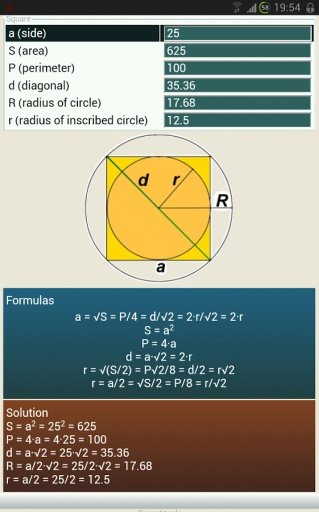 Solve geometry with MathX Lite截图9