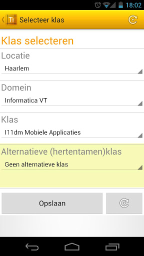 TimeTables - Inholland Rooster截图2