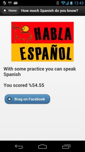 How much Spanish you know截图1