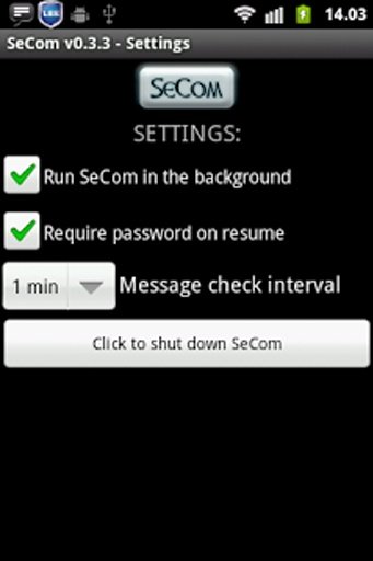 SeCom - encrypted messages截图7