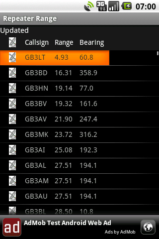 M3OYQ's Repeater Range截图1