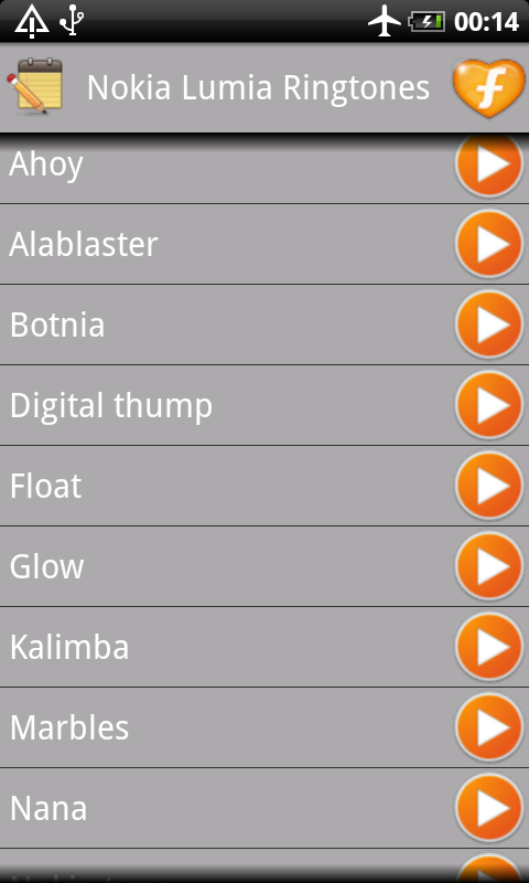 Nokia Lumia Ringtones截图2