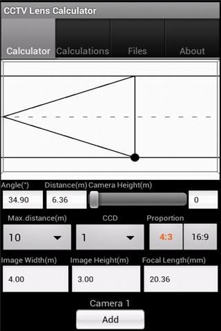 CCTV镜头计算器截图4