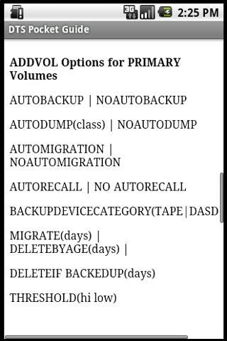 DTS Pocket Reference Guide截图2