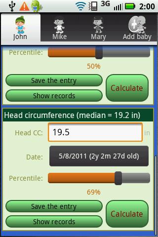 Growth Chart Lite截图4