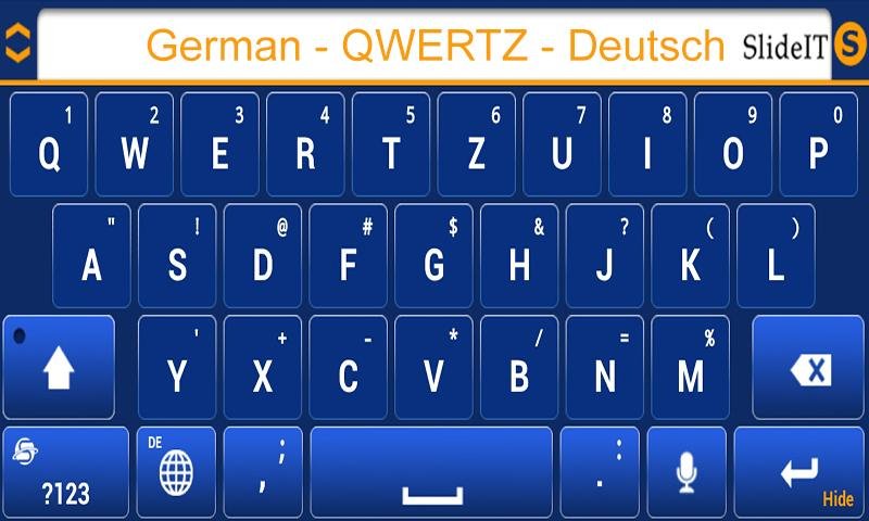 SlideIT German QWERTZ Pack截图4