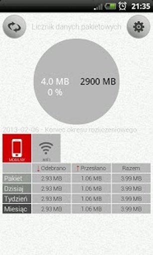 Licznik Danych 3G/Wi-fi截图5