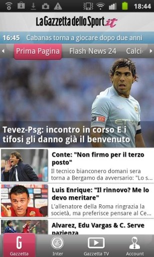 Gazzetta Mobile截图7