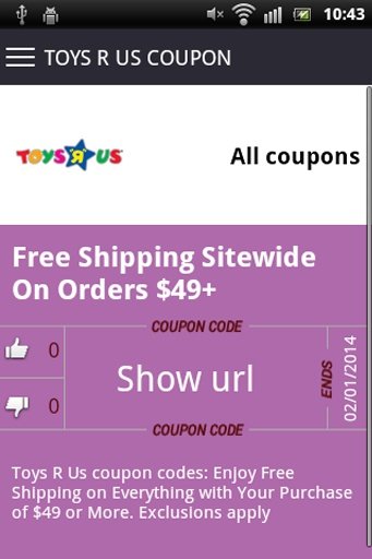 Toys Coupons截图1