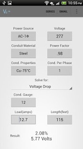 Real Voltage Drop (Single)截图4