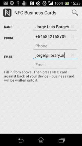 NFC Business Cards截图4