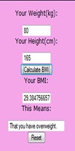 Body Mass Index BMI Calculator截图5