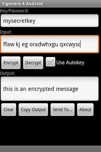 Vigenere 4 Android截图2