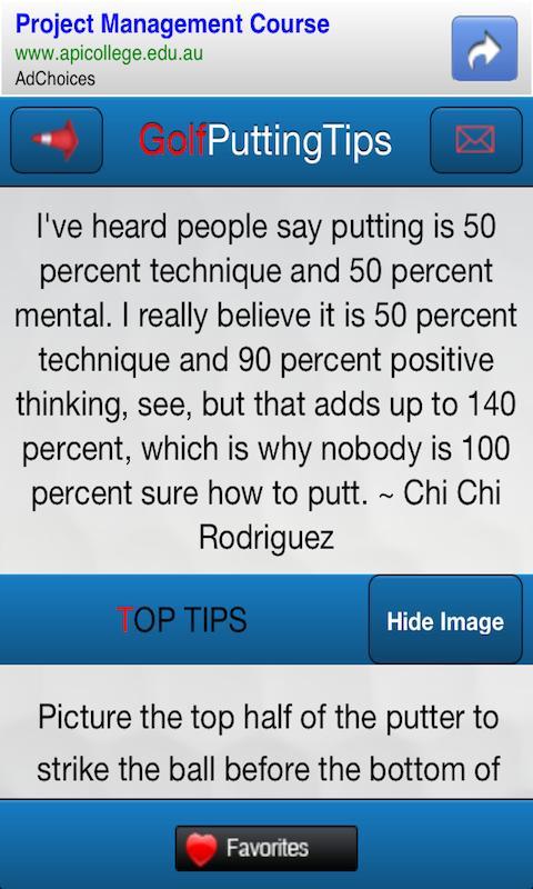 Golf Putting Tips Free截图4