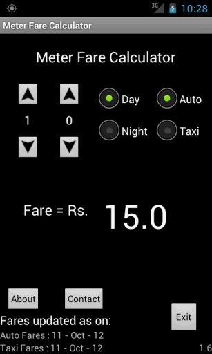 Mumbai Meter Fare Calculator截图4