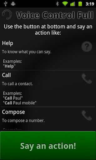 Voice Control (Test)截图2