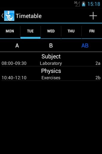 Students - Timetable截图9