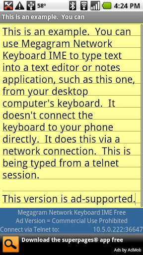 Network Keyboard IME Free截图2