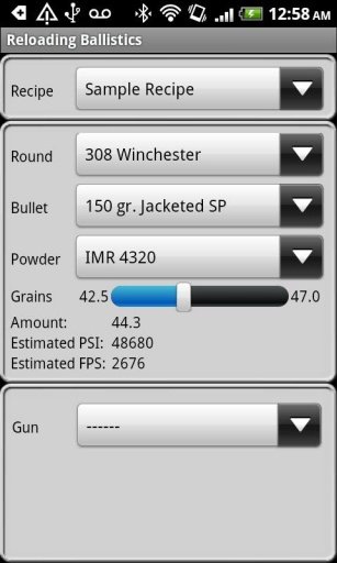 Reloading Ballistics Lite截图3