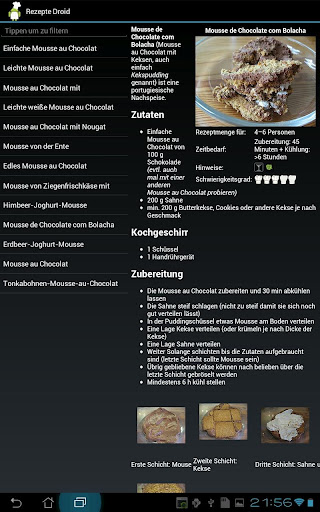 Koch Droid Rezepte截图3